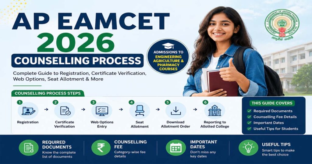 AP EAMCET 2026 Counselling Process