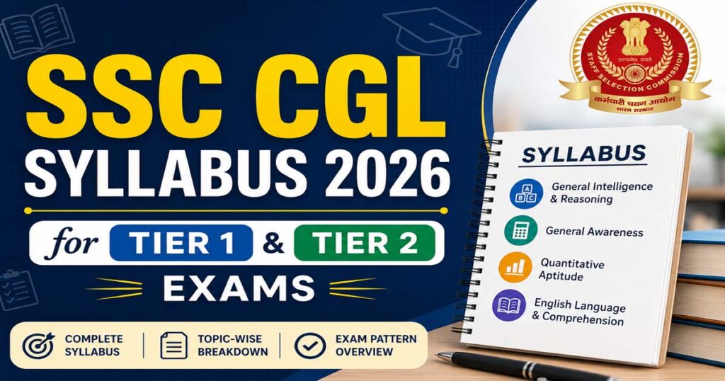 SSC CGL Syllabus 2026