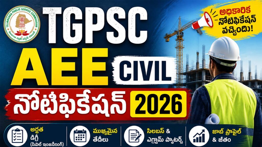 TGPSC AEE Recruitment 2026 Civil